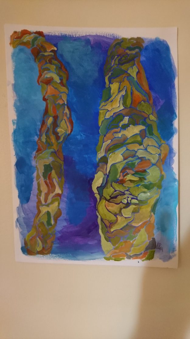 tronc Fond Bleu m.12